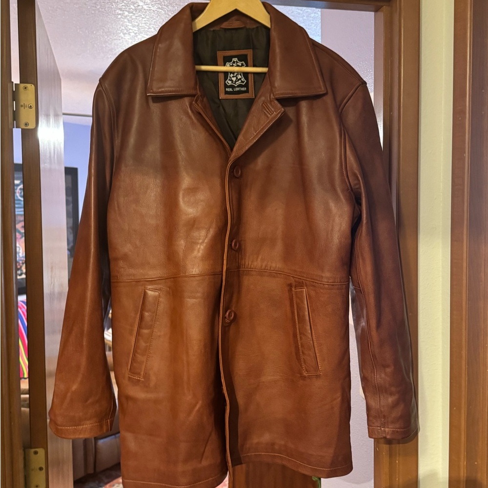 Men's Brown Leather Jacket